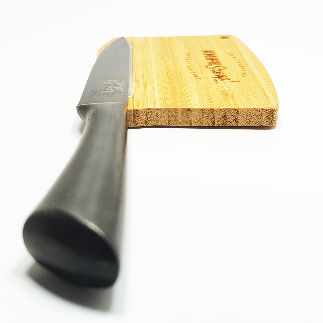 Knife Scoop: Handcrafted Bamboo Kitchen Essential